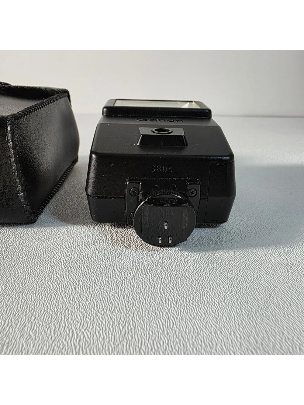 Canon Speedlite 155A Shoe Mount Strobe Flash for Film Camera Hot Shoe w/ Case